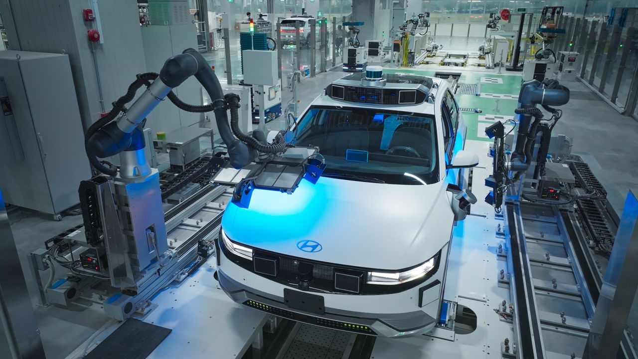 Nu börjar Hyundais första robottaxis att tillverkas