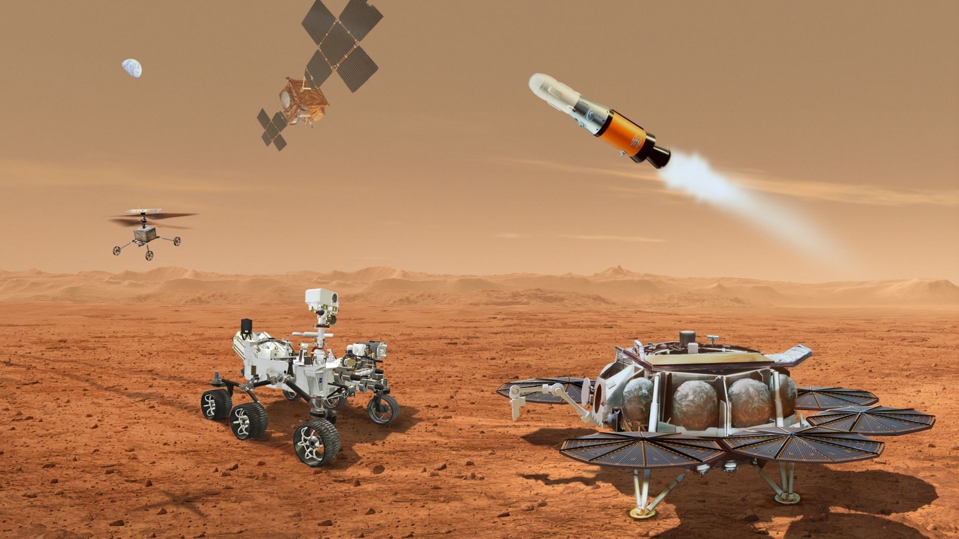 Nasa pausar arbetet med Mars Sample Return
