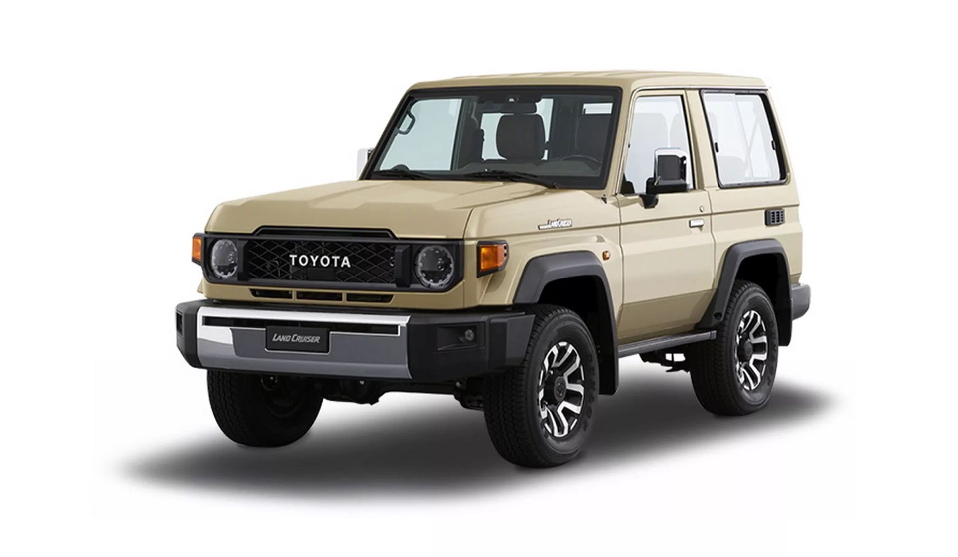 Uppdaterade Toyota Land Cruiser med kort hjulbas