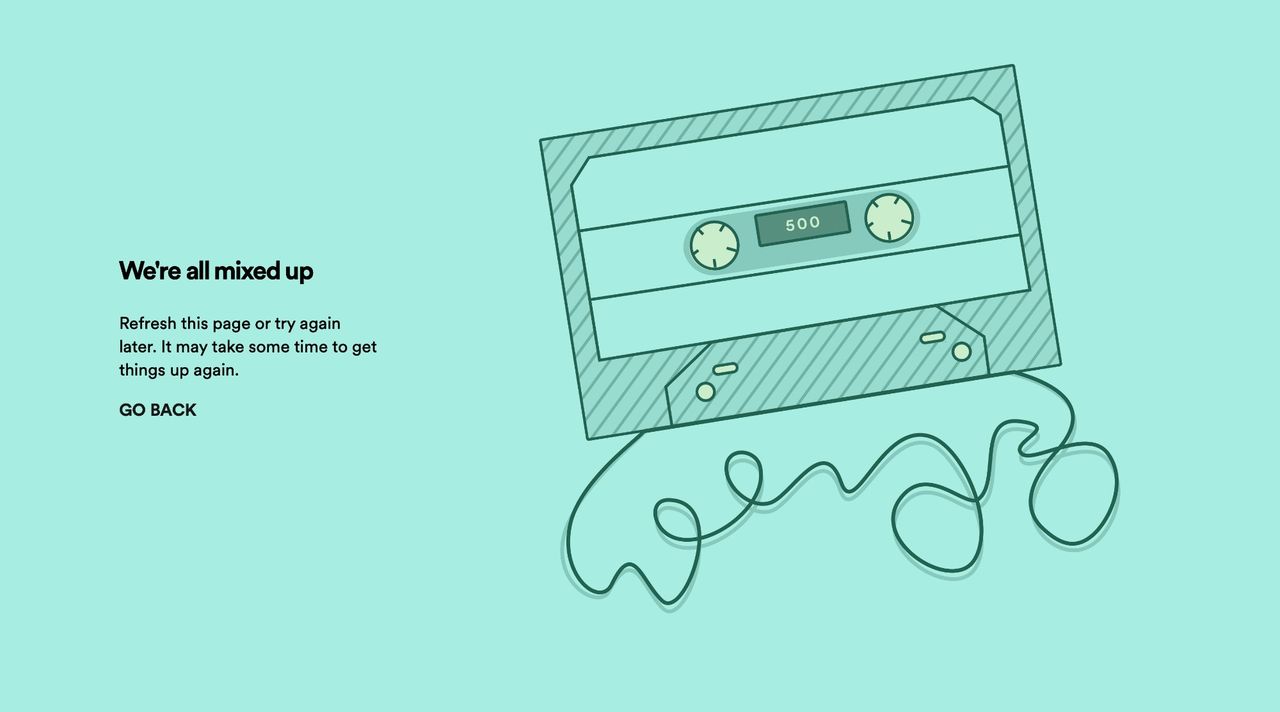 Spotify Wrapped pallar inte trycket