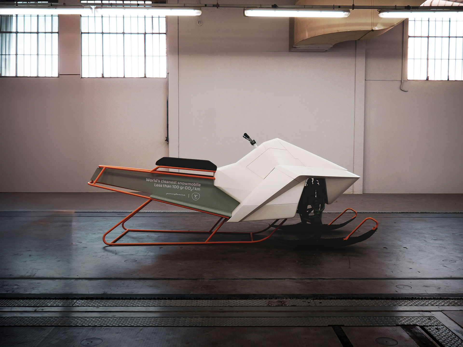 Vidde visar design på elektrisk snöskoter