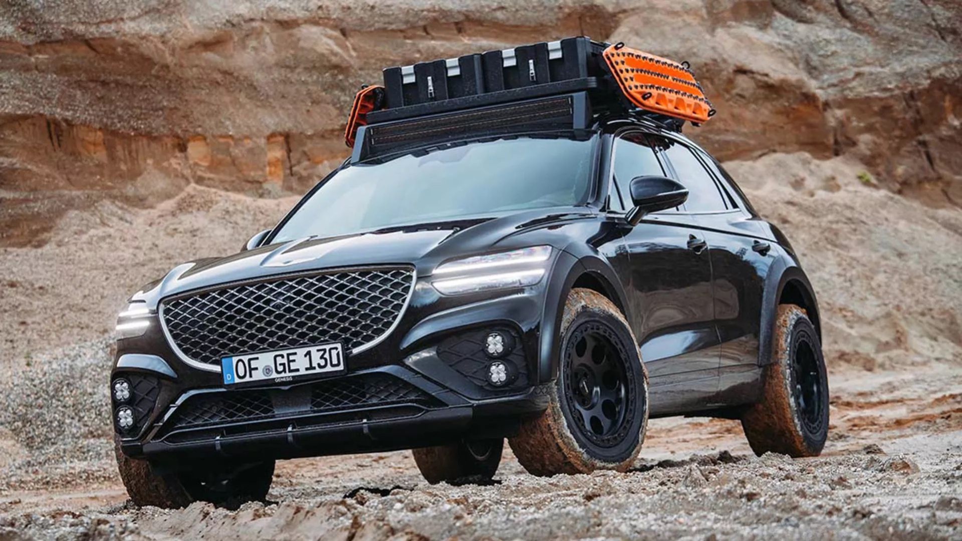 Delta 4×4 har byggt om Genesis GV70 till en offroad-maskin