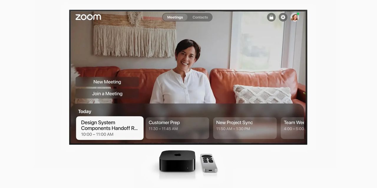 Zoom kommer till Apple TV