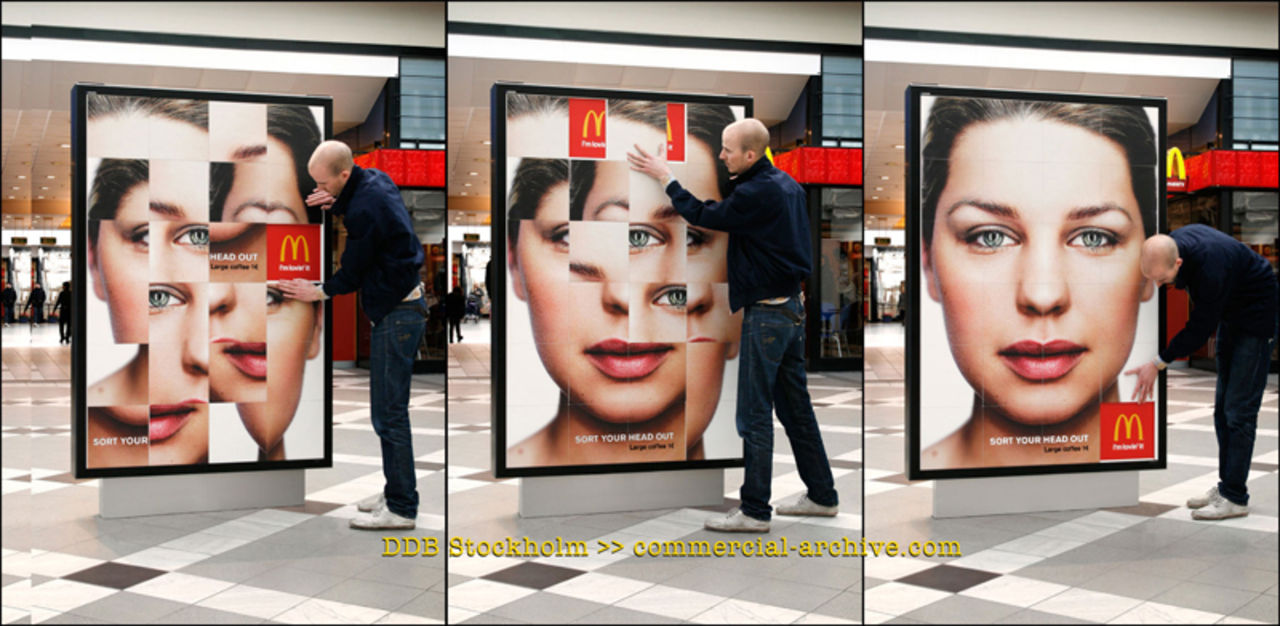 McDonalds gigantiska puzzel