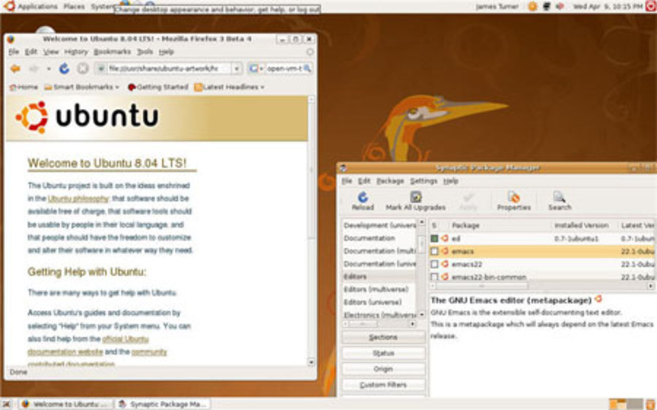 Ubuntu 8.04 släpps idag