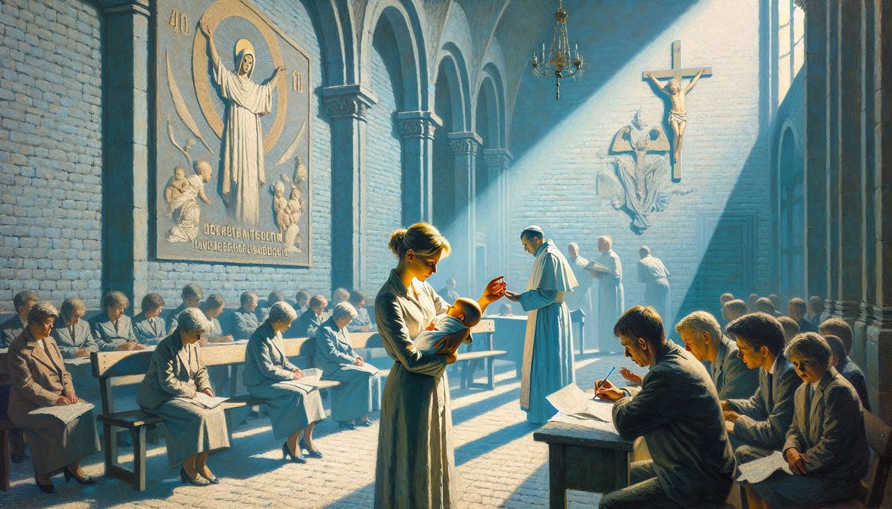 Kyrkan sysslade med spädbarnshandel