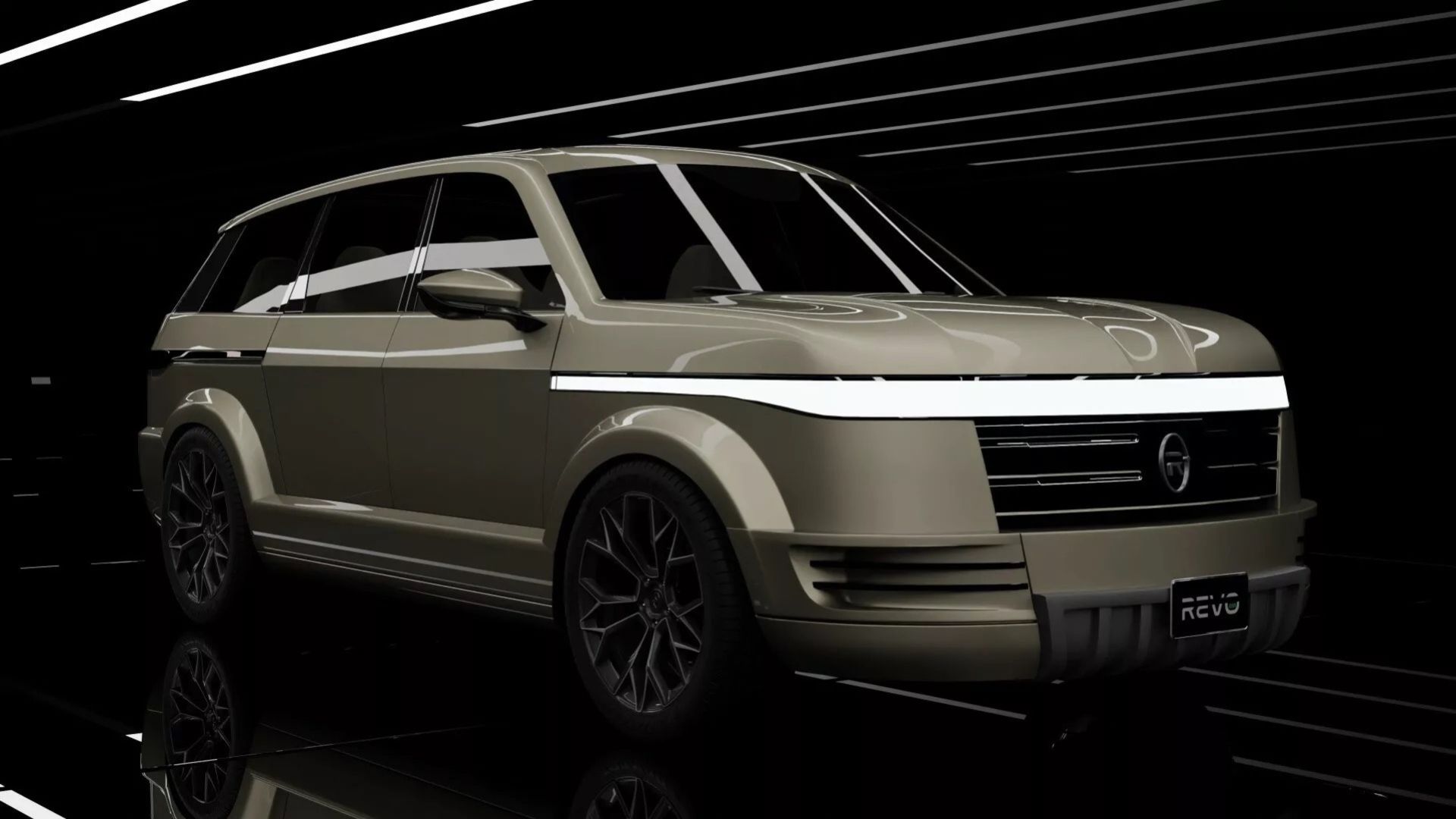 Vätgasdriven SUV med skjutdörrar