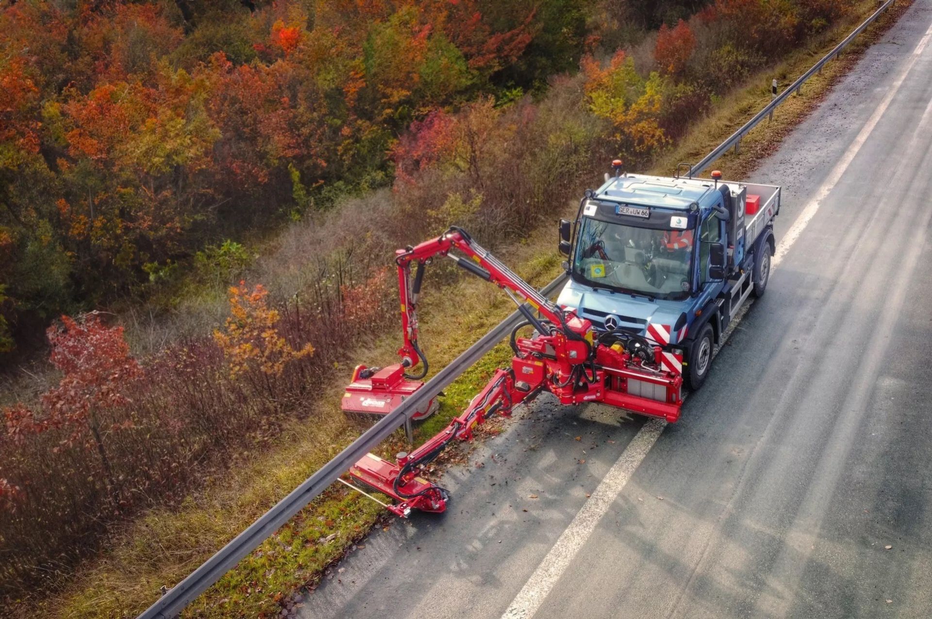 Mercedes testar vätgasdriven Unimog