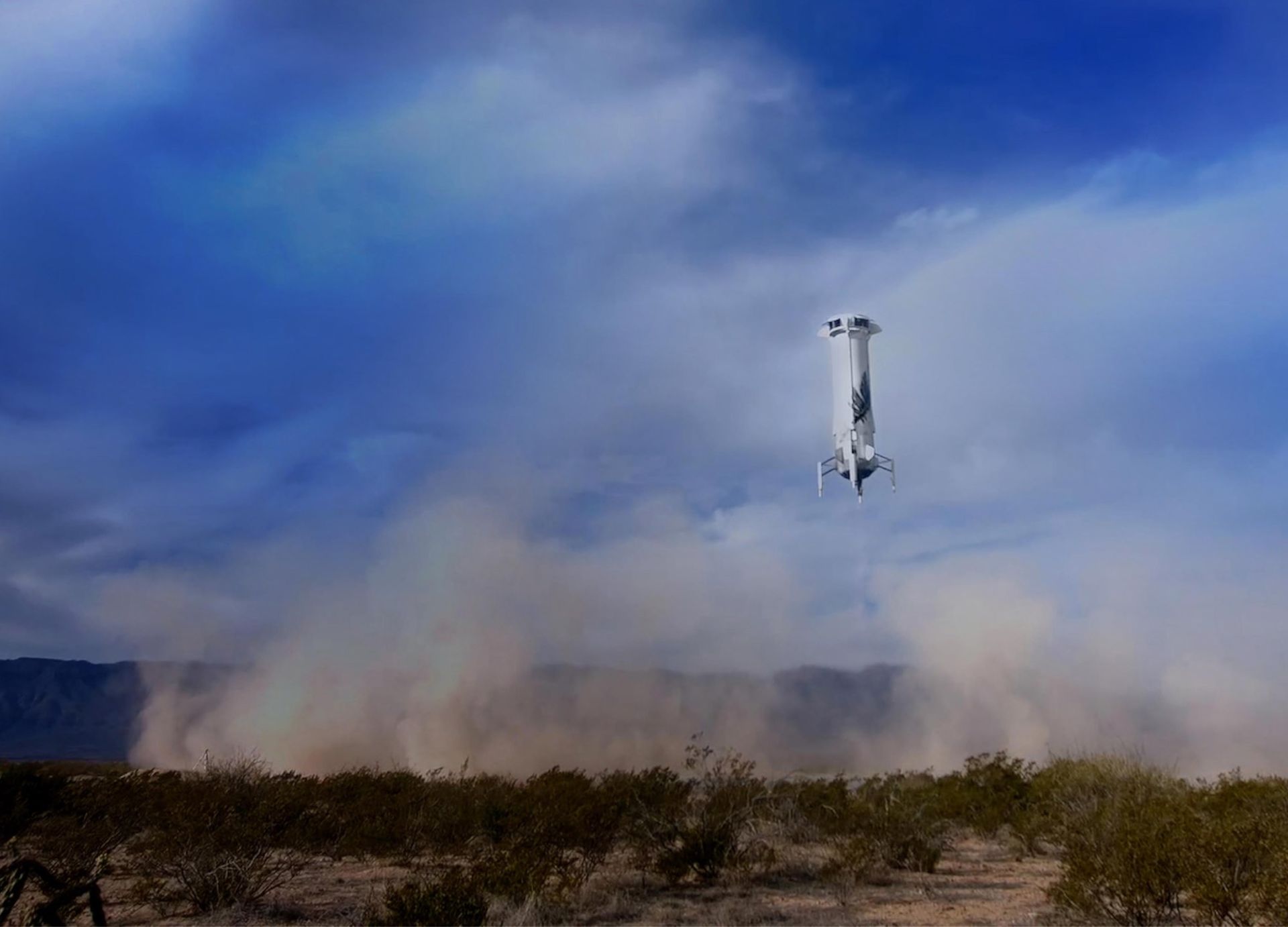 New Shepard tog sig återigen till rymden