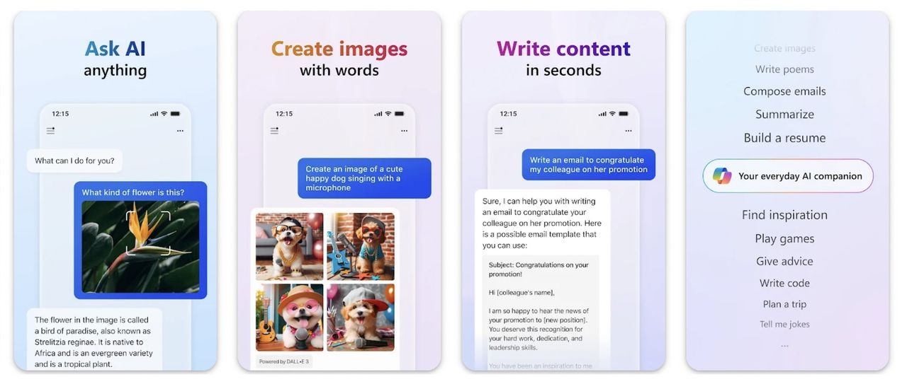 Microsoft Copilot släppt till iOS