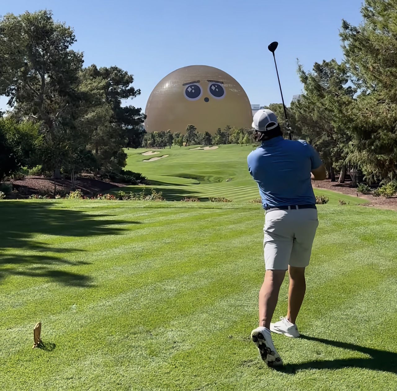 Las Vegas Sphere trollar golfare