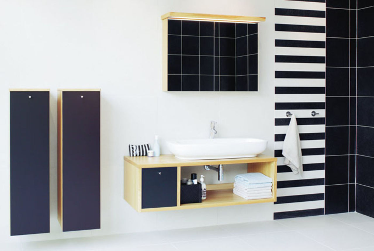 Badrumsinredning för de mindre badrummen