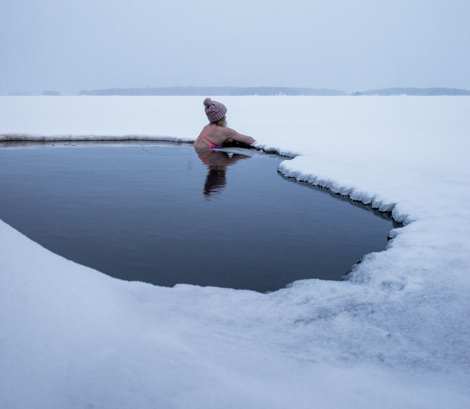 Vinterbad har inte några långvariga hälsoeffekter
