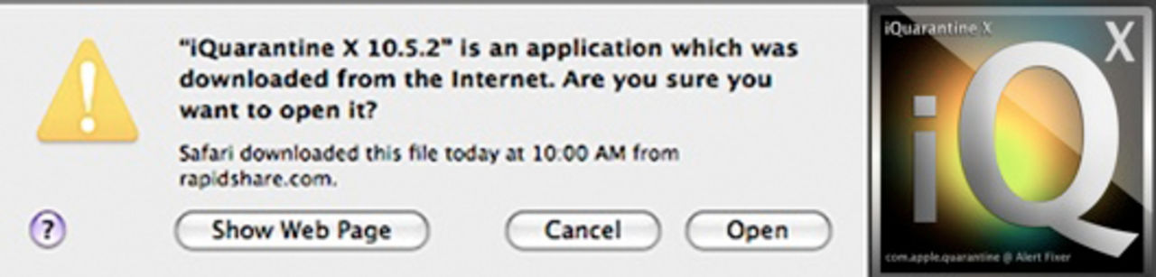 Vill du bli av med ett jobbigt meddelande i Leopard? 
