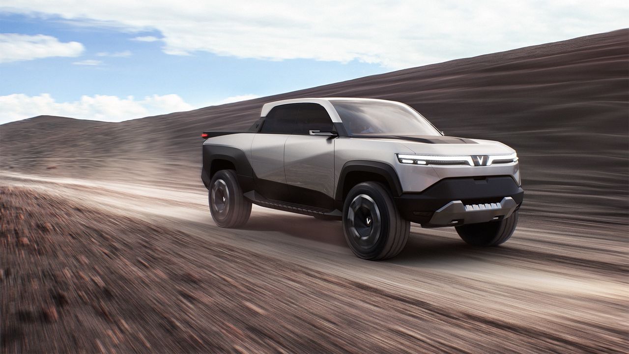 Vinfast visar också eldriven pickup