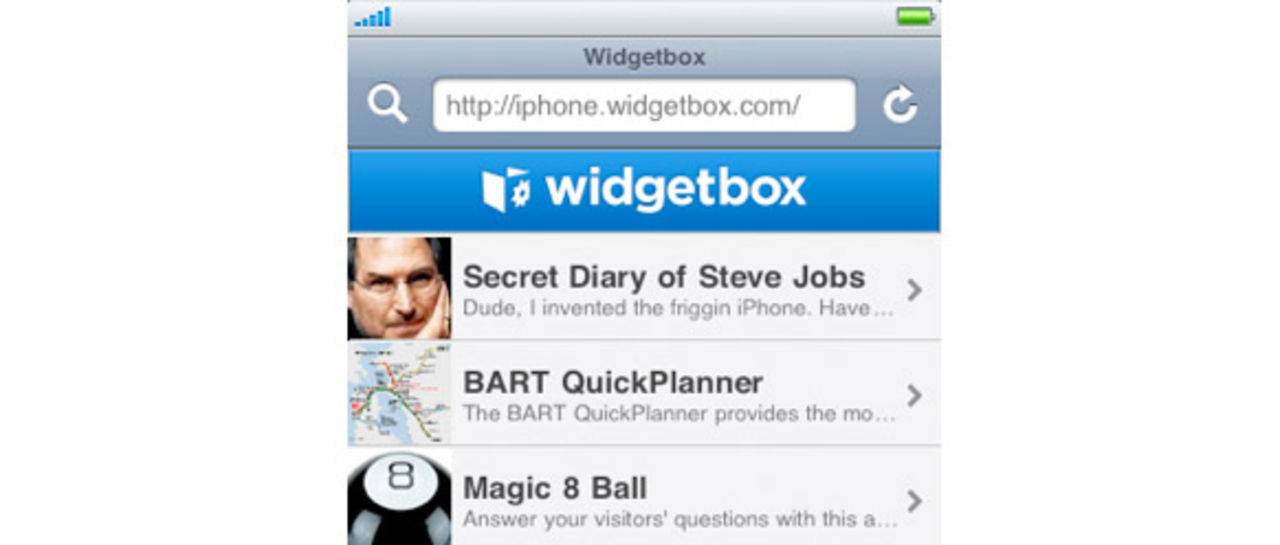 Widgets till din iPod Touch och iPhone