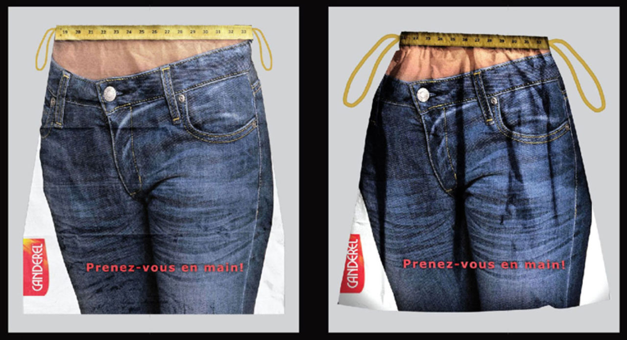 Canderel sweetener skapar Slim bags