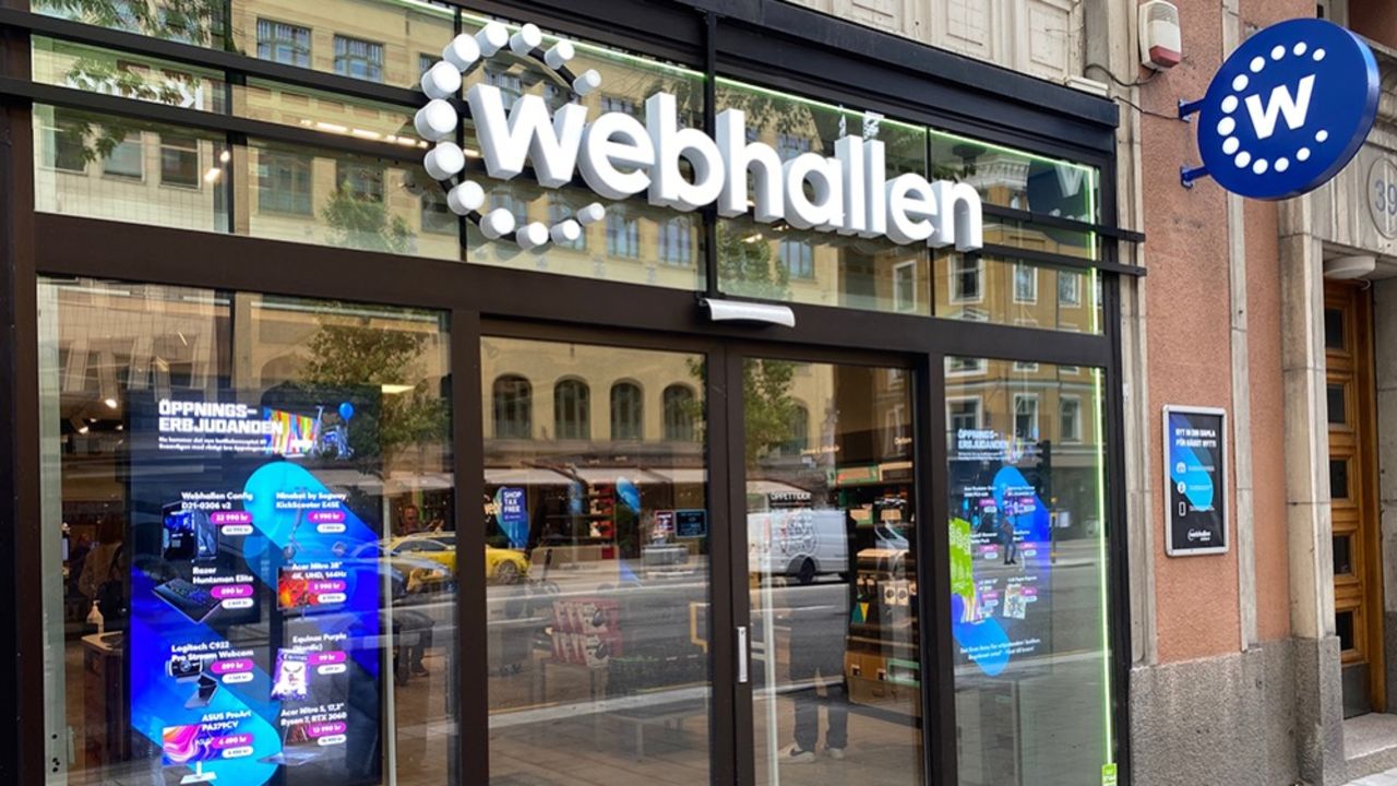 Webhallen stänger fem butiker