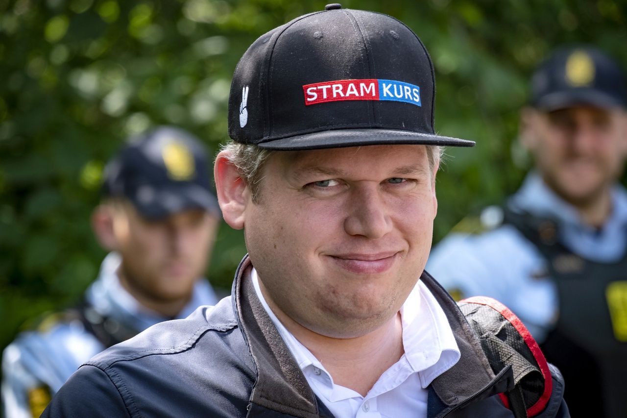 Dansk polis stängde ner Rasmus Paludans sajt