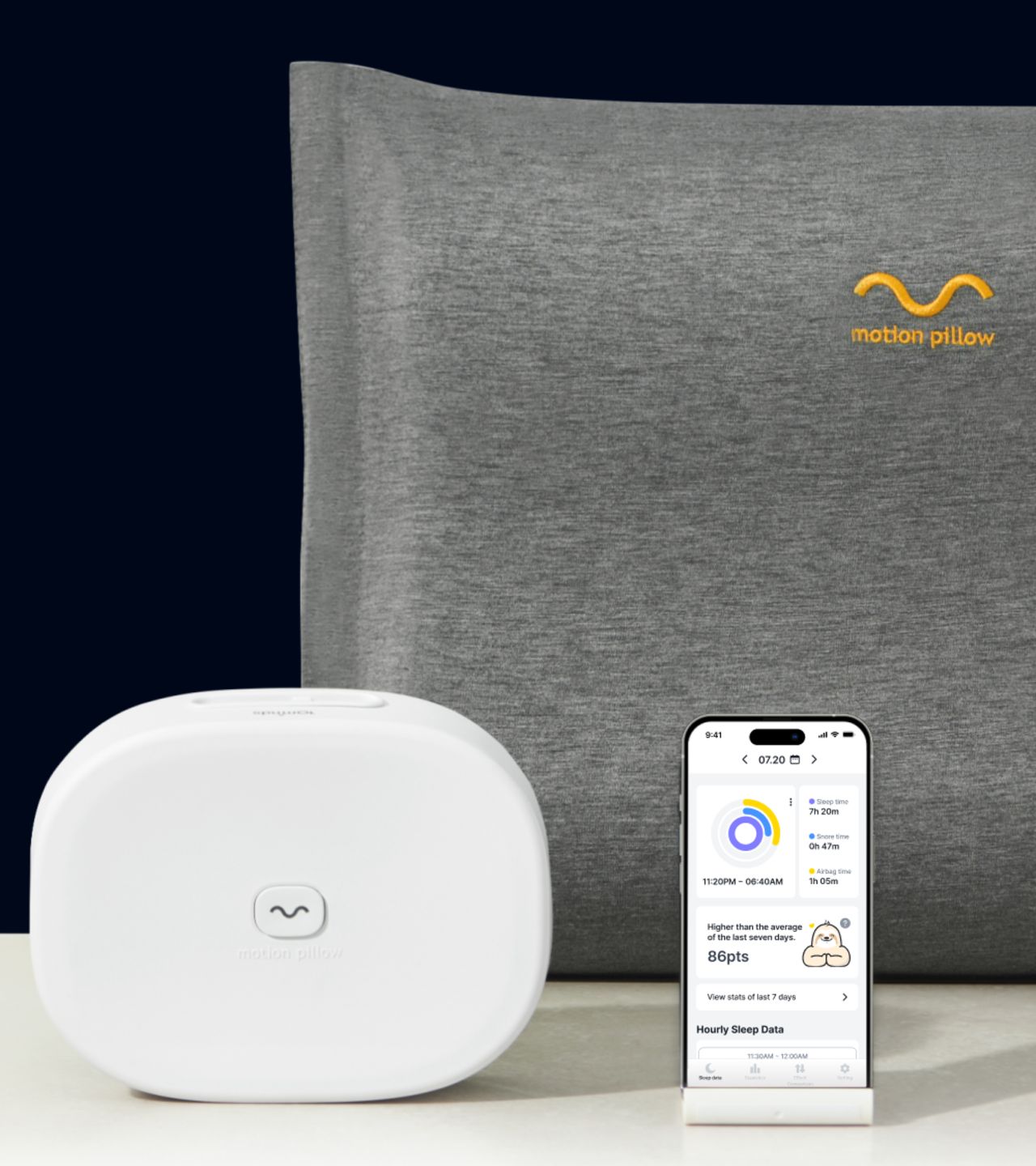 Motion Pillow ska förhindra snarkande