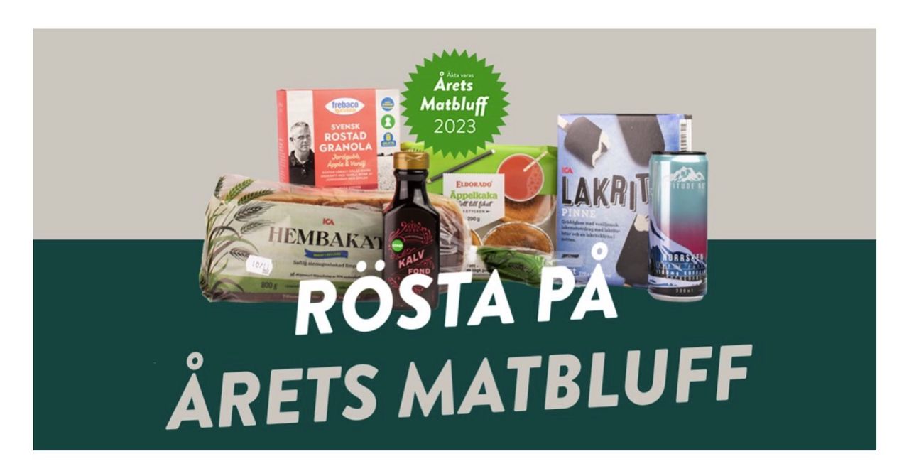 Finalisterna till Årets matbluff 2023