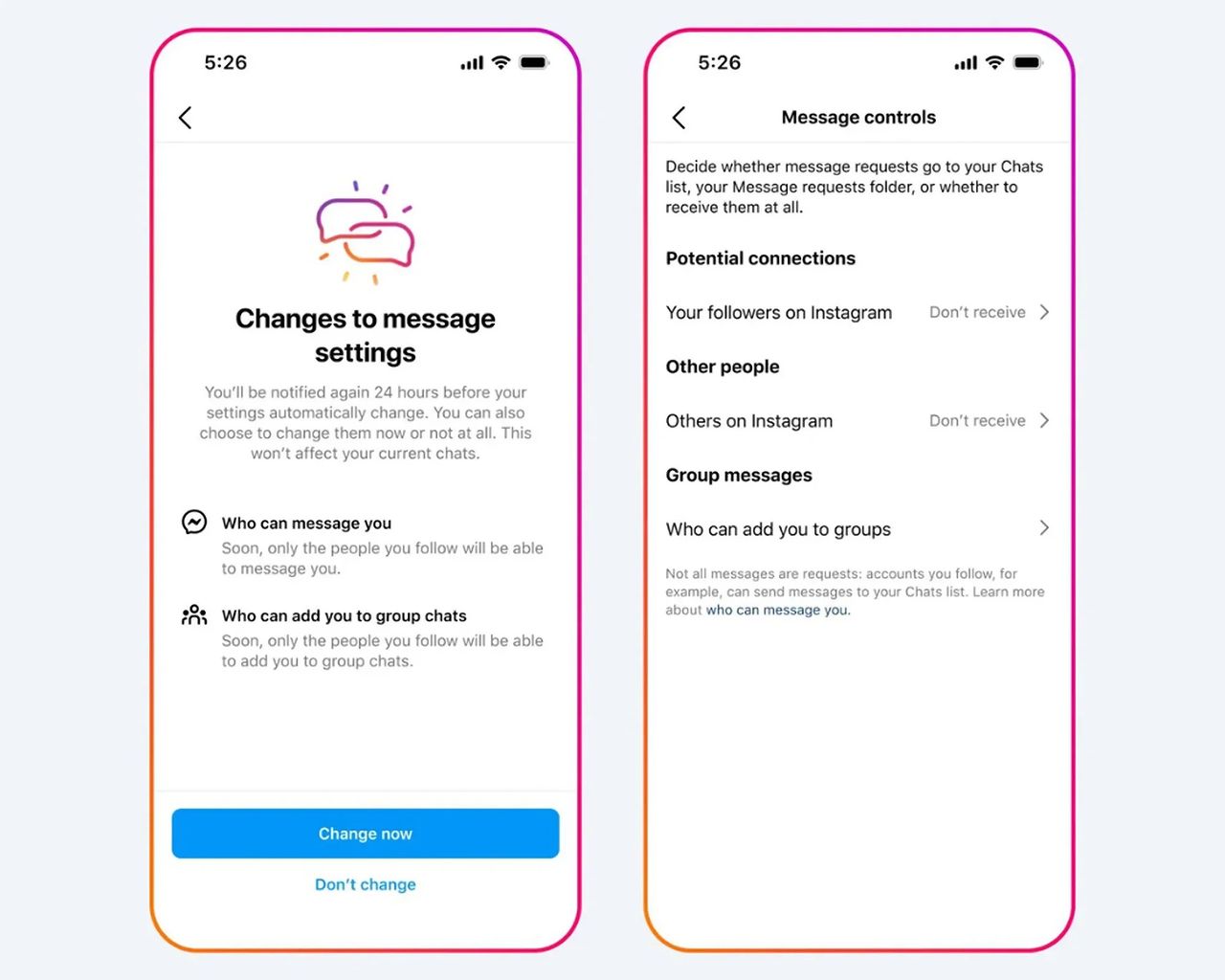 Instagram och Messenger blir säkrare för barn