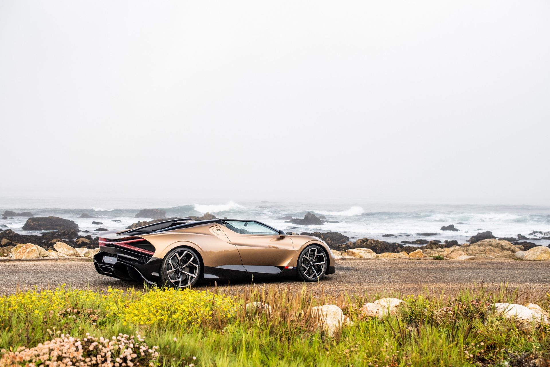 Bugatti visar nya bilder på W16 Mistral