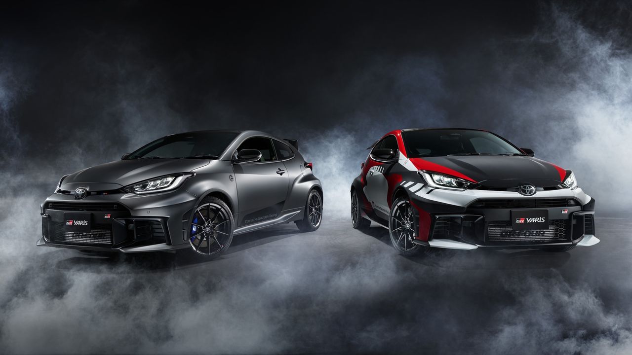 Sébastien Ogier och Kalle Rovanperä-versioner av GR Yaris
