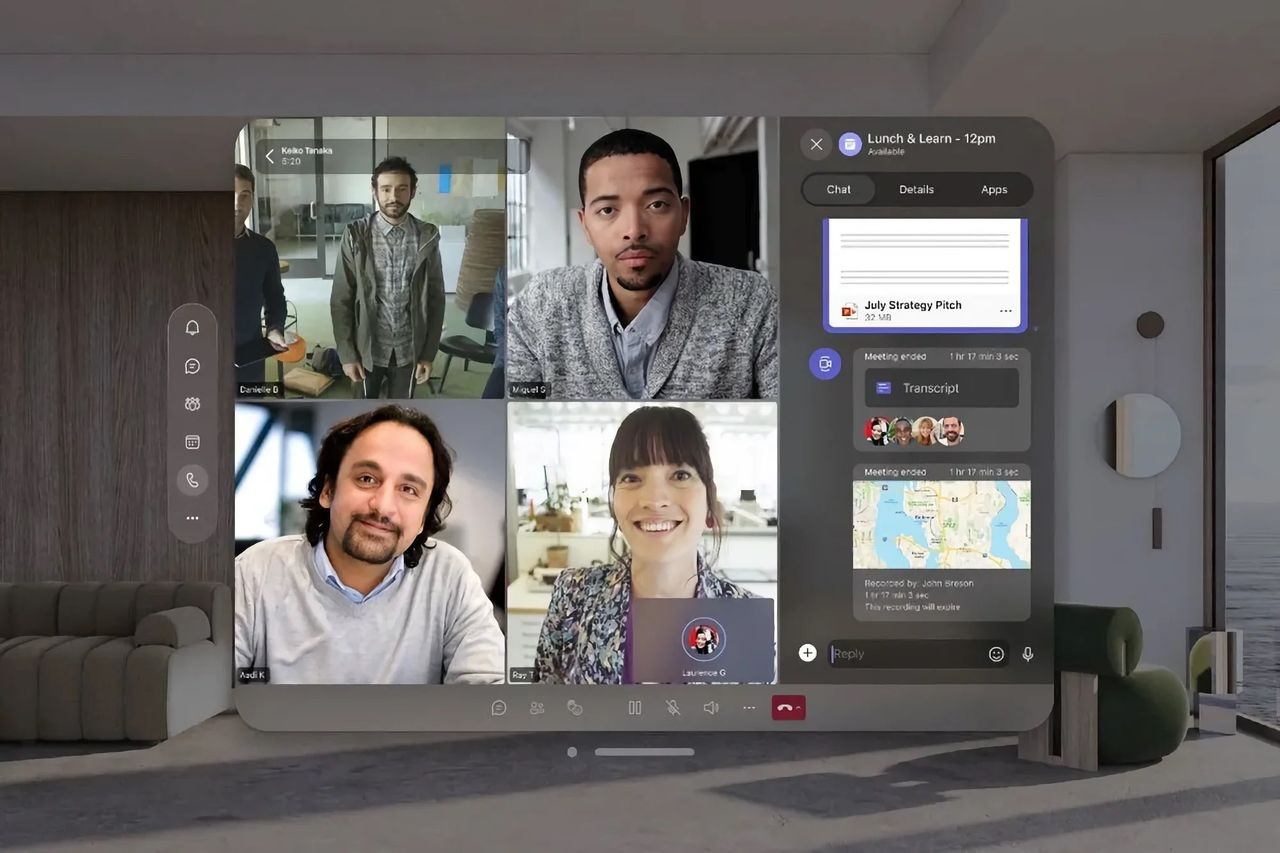 Microsoft 365-appar finns på Vision Pro dag ett