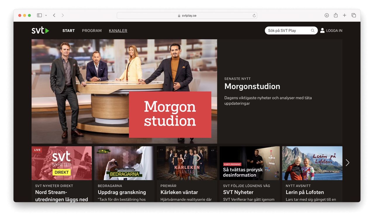 Förra året rekordår för SVT Play