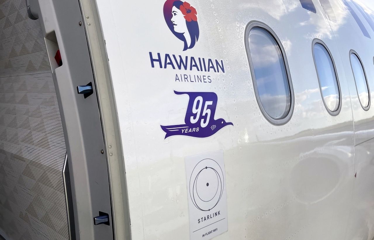 Hawaiian Airlines börjar erbjuda gratis Starlink