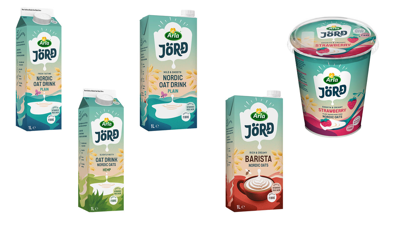 Arla lanserar växtbaserade Jörd
