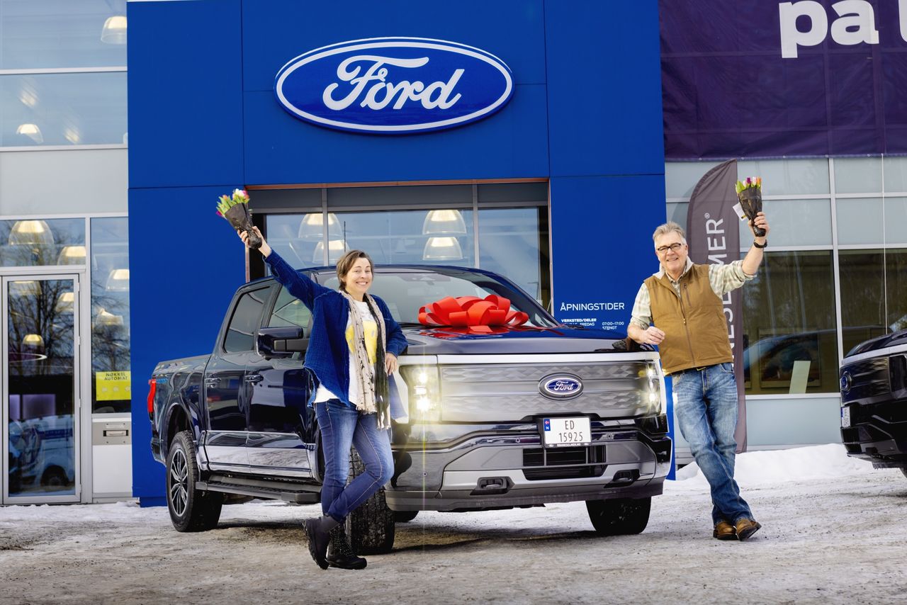Första Ford F-150 Lightning levererad i Norge
