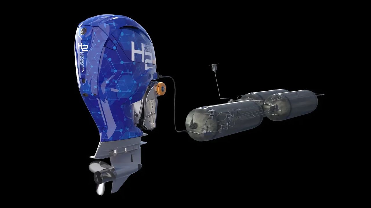 Yamaha visar upp vätgasdriven båtmotor