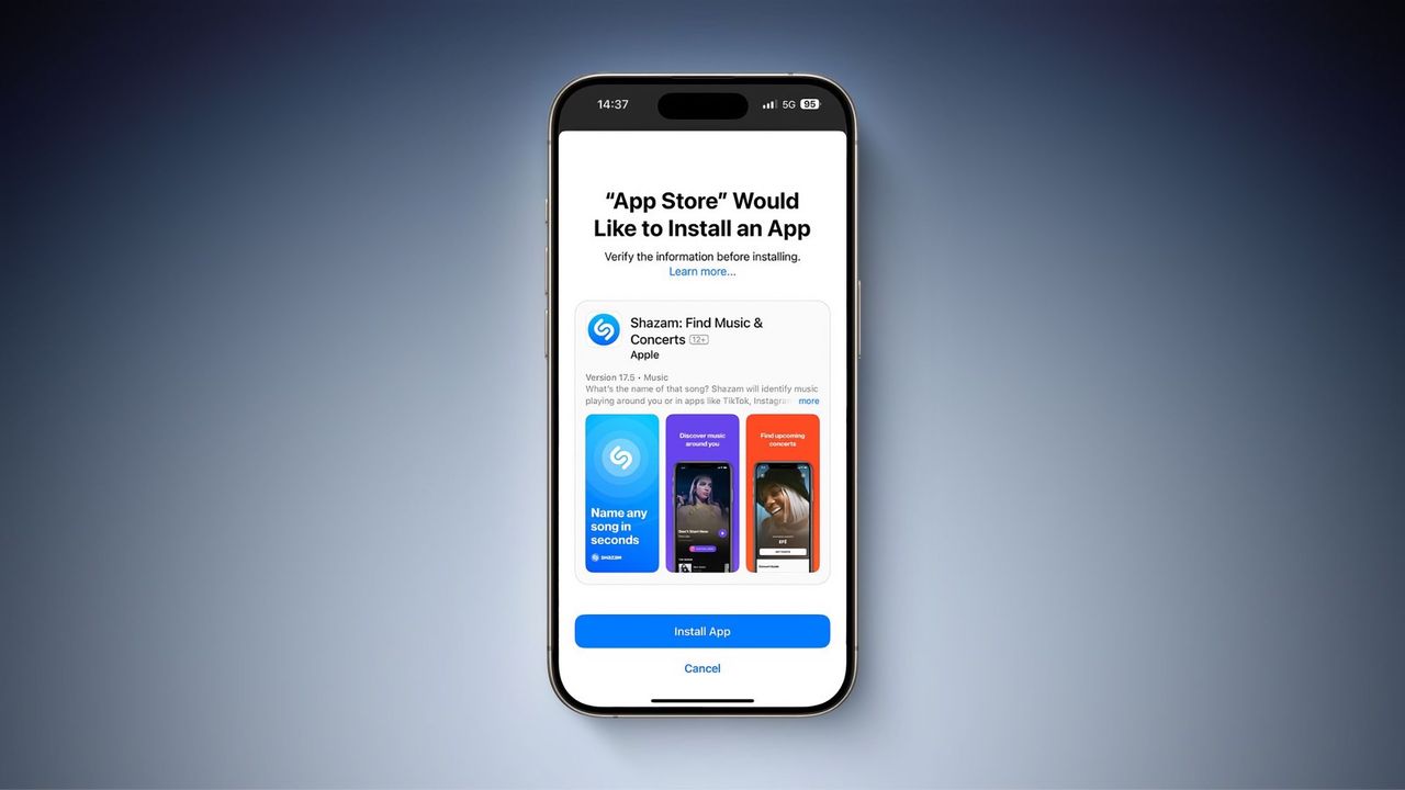 iOS 17.4 får ny verifieringsskärm för app-installationer