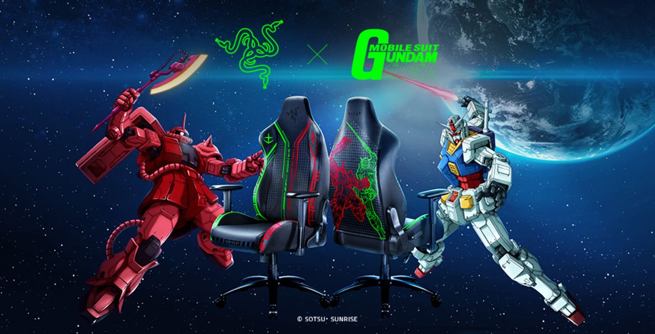 Razer och Gundam släpper grejer ihop