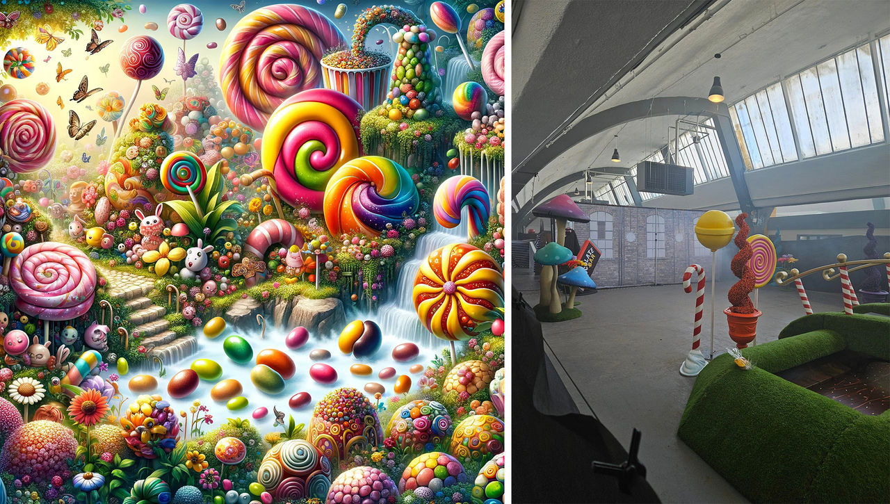 Willy Wonka-event som marknadsfördes med AI fick stänga ner