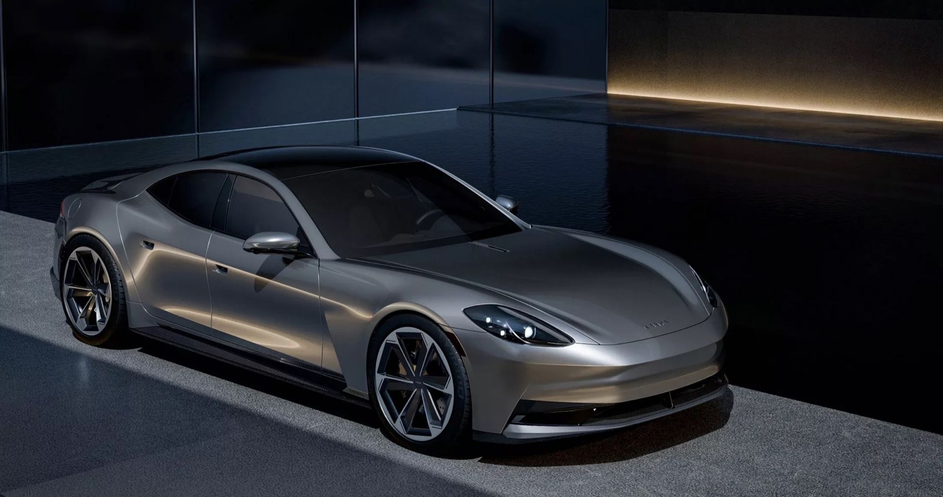 Karma visar upp elbilen Gyesera