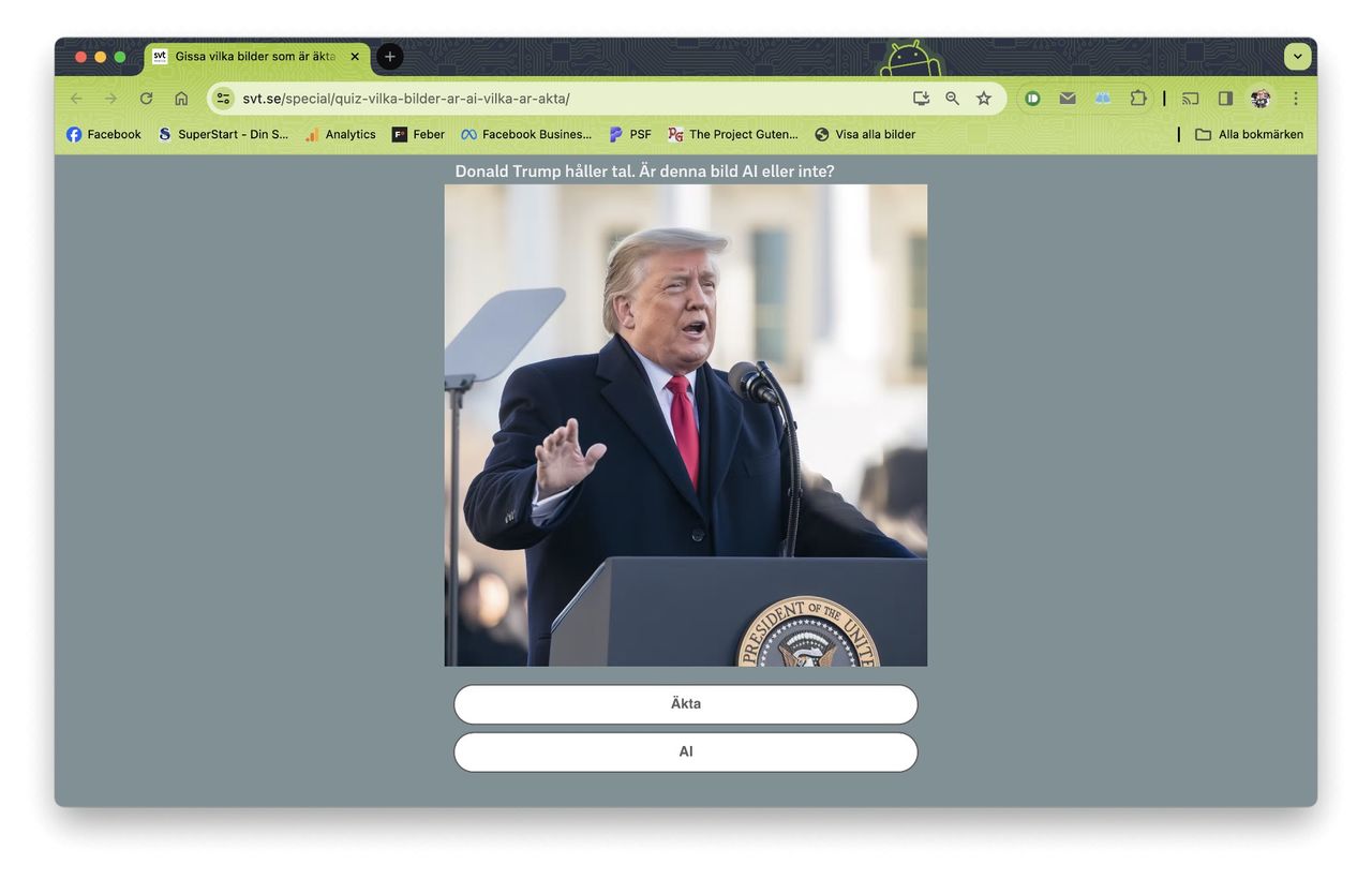 Kan du se om en bild är AI-genererad?