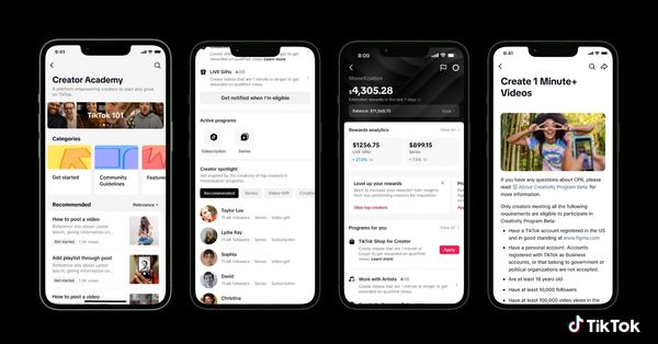 TikTok släpper belöningsprogram