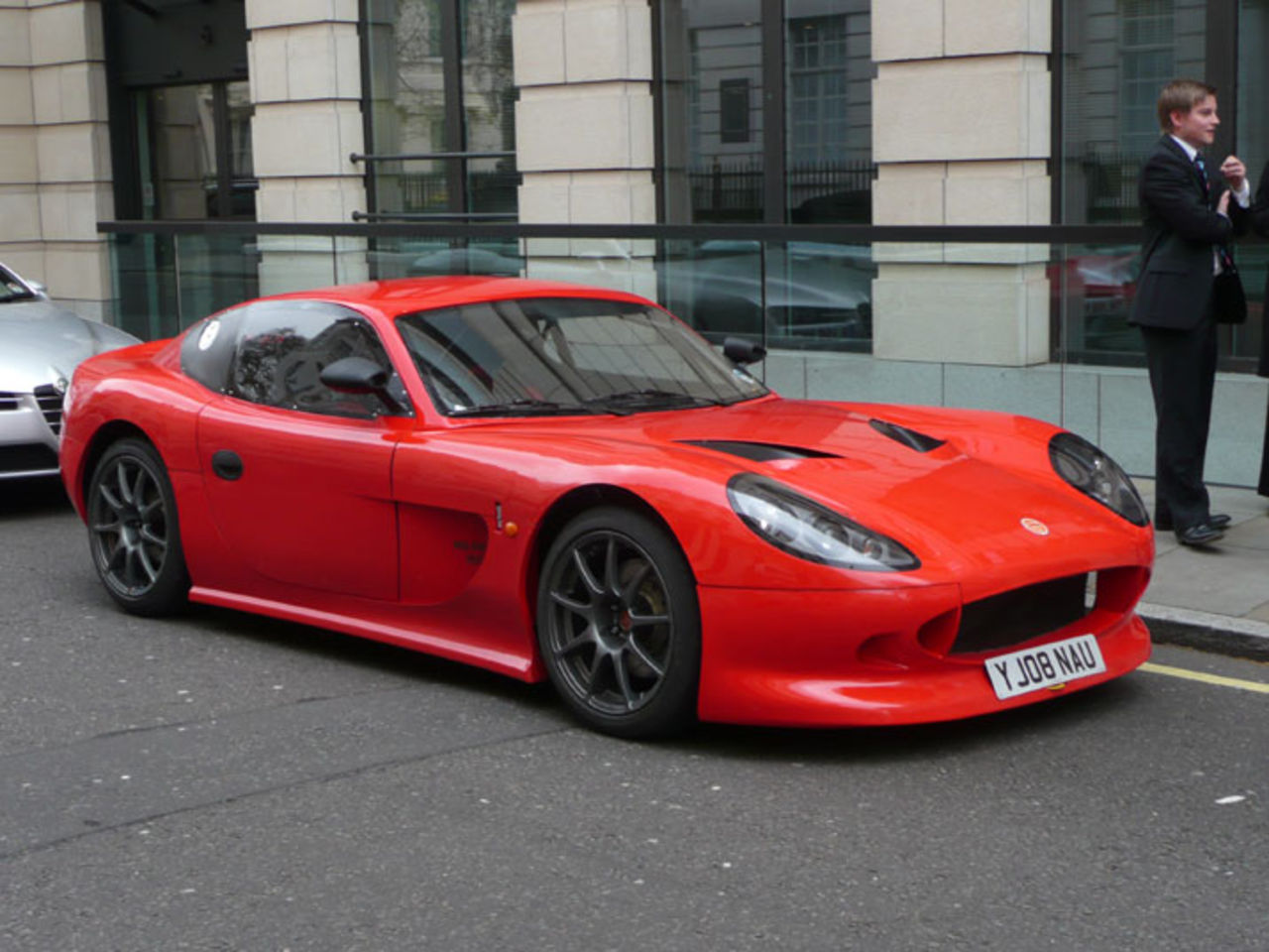 Ginetta G50 på Londons gator