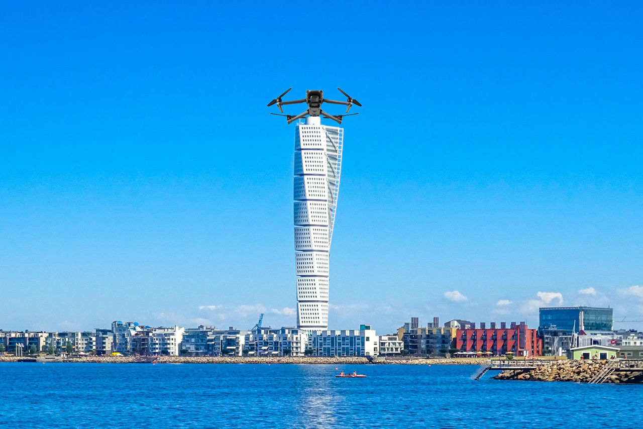 Polisen i Malmö ska stationera drönare på stadens tak