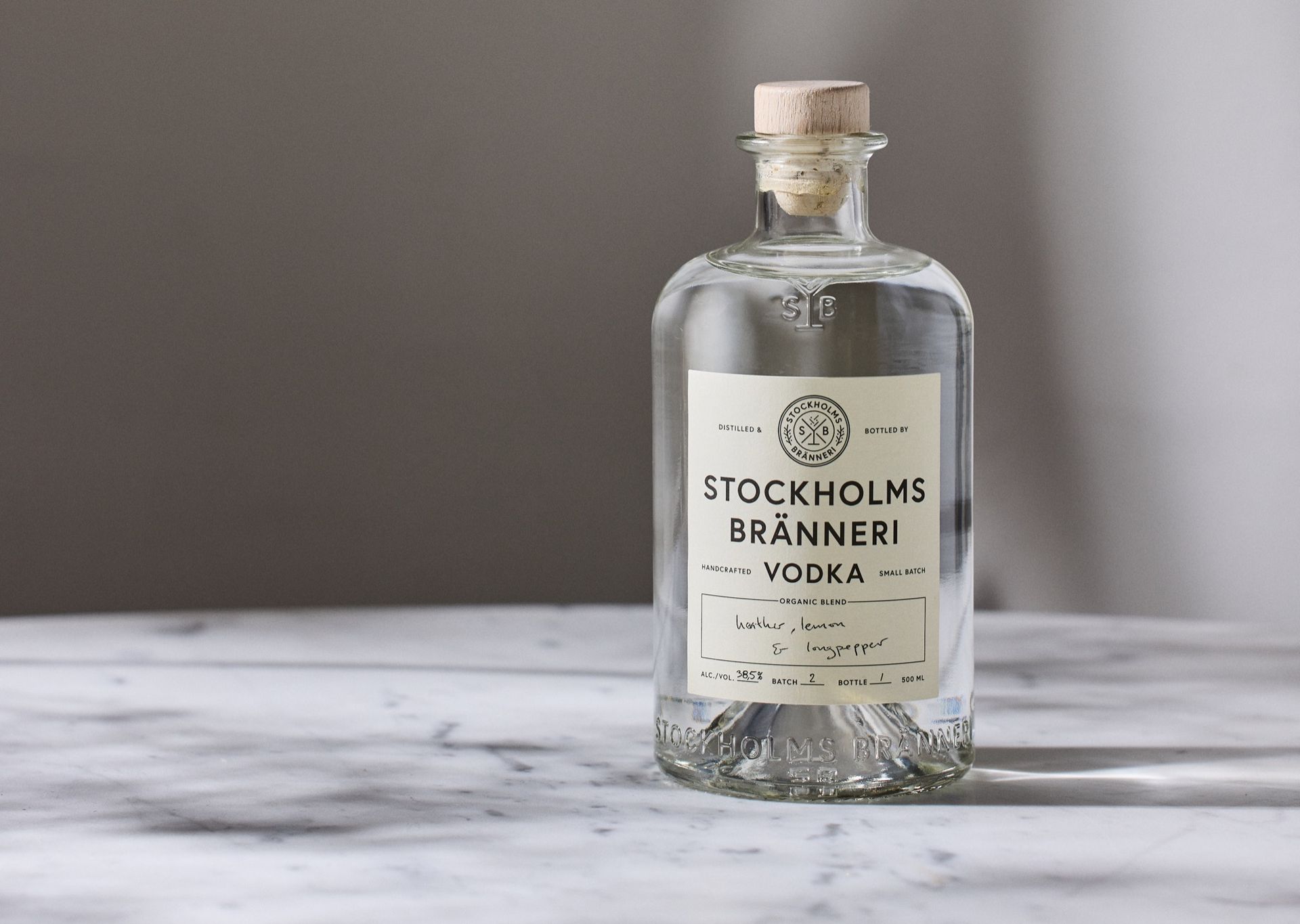 Stockholms Bränneri släpper vodka