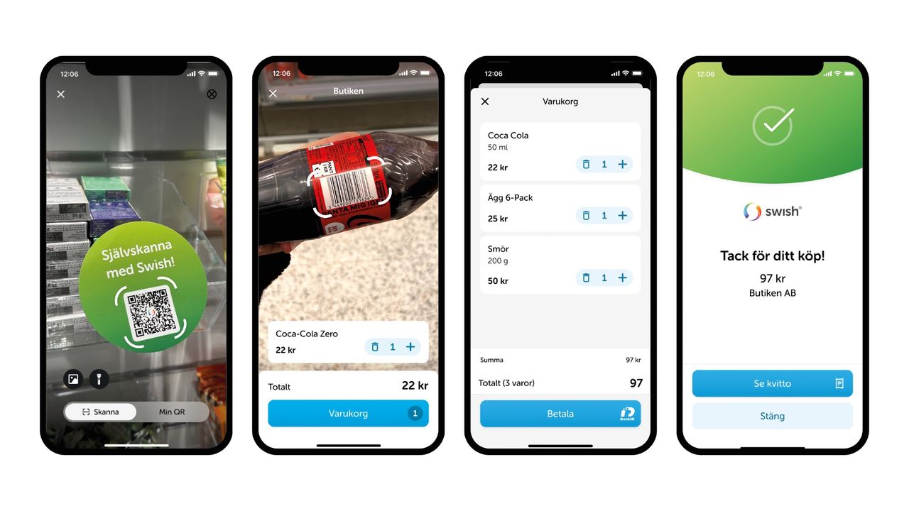 Swish lanserar sin självskanningstjänst