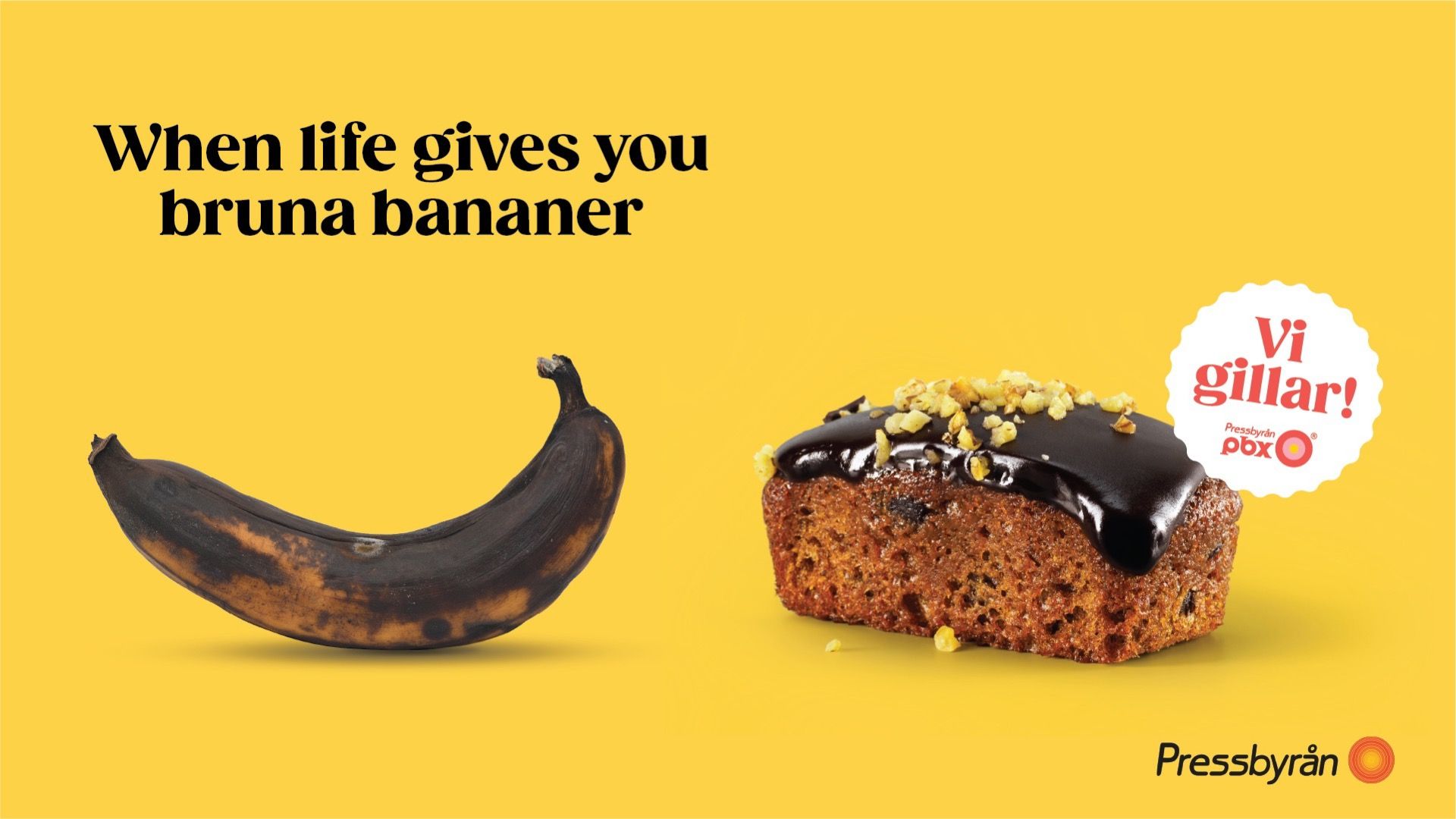 Pressbyrån gör banankakor av svinn