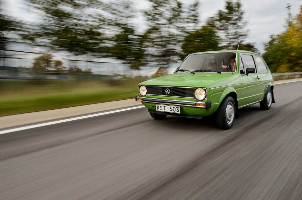 50 år sedan Volkswagen Golf började tillverkas idag