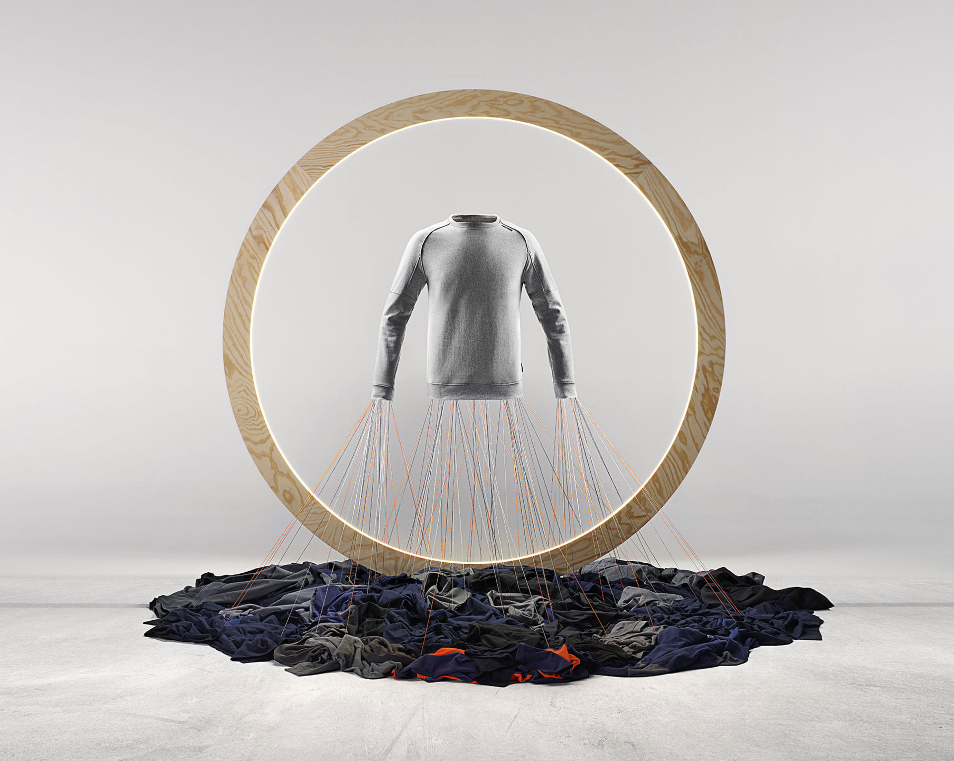 Gamla arbetskläder blir tröja