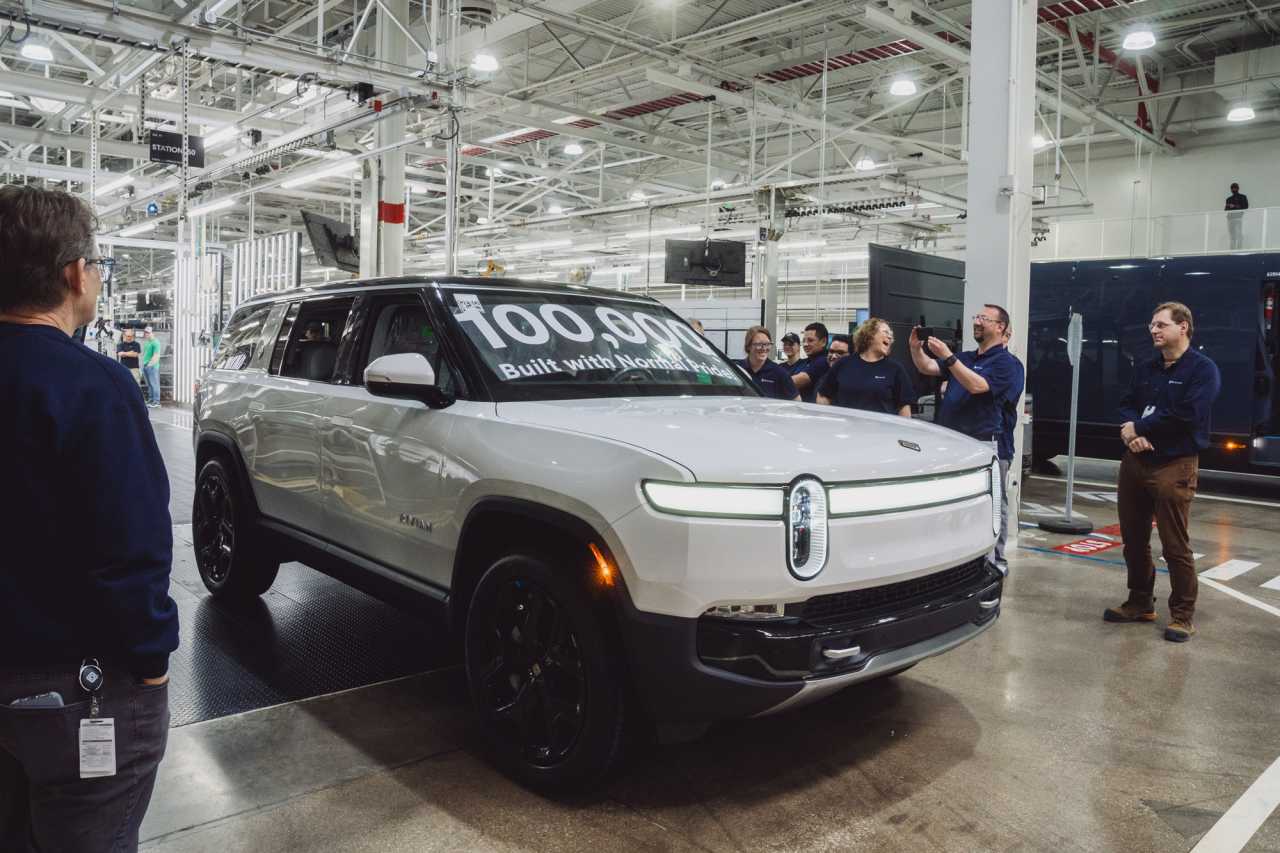 Rivian har byggt bil nummer 100.000