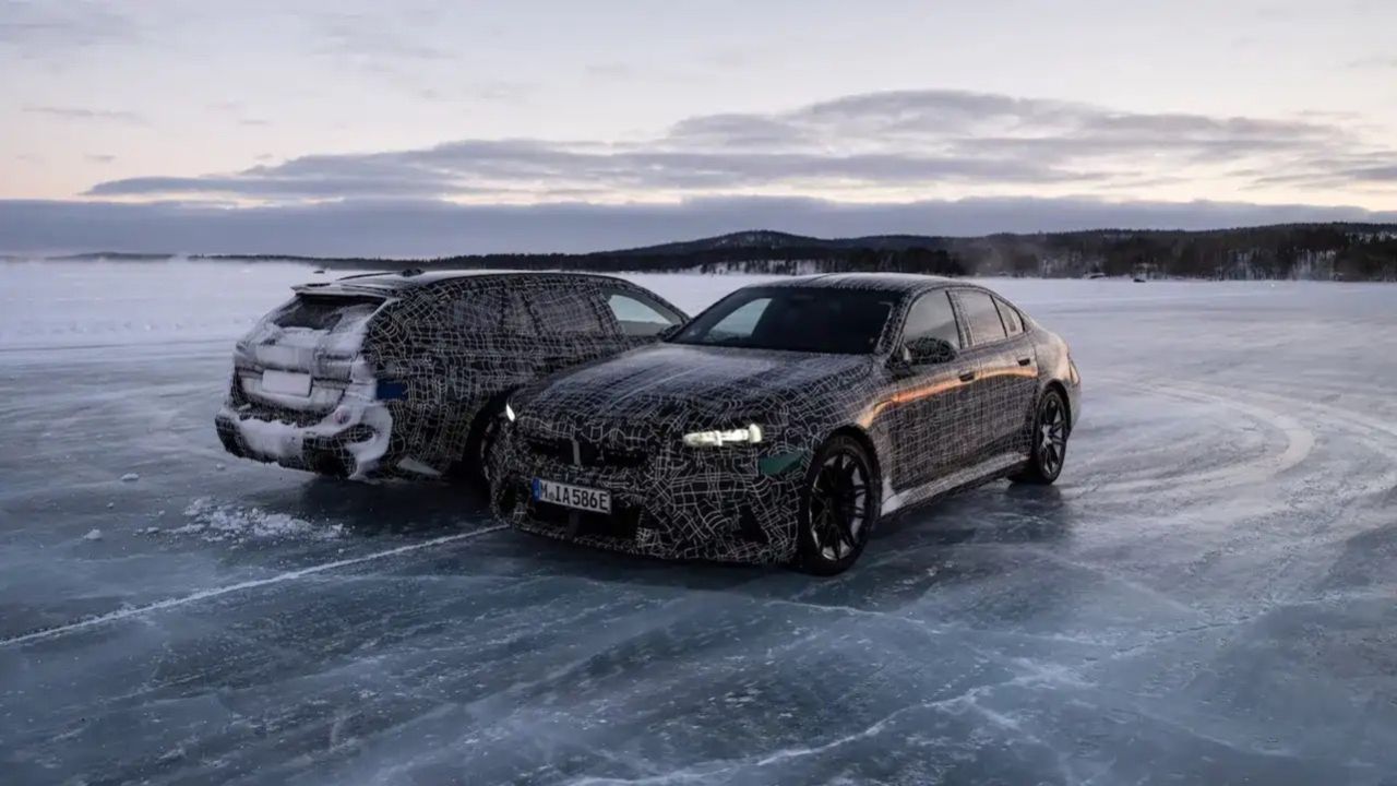 Från München till Arjeplog med nya BMW M5 Touring