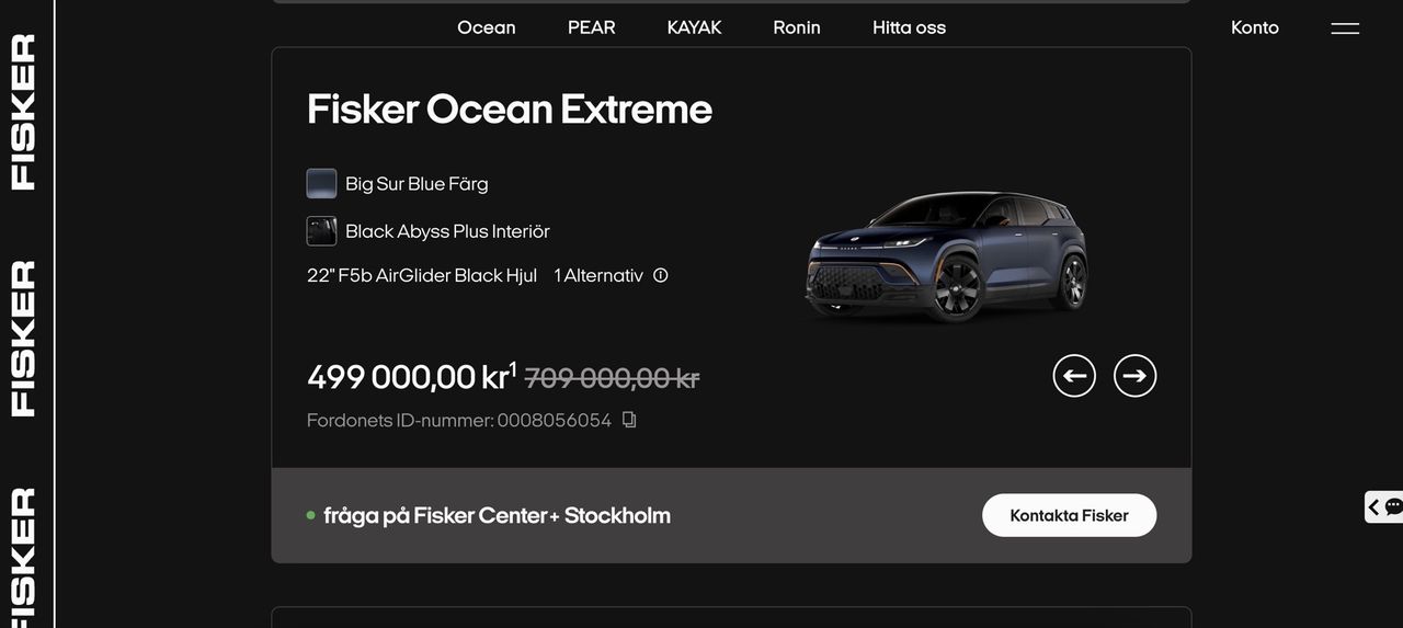 Fiskers rea på Ocean har nått Sverige